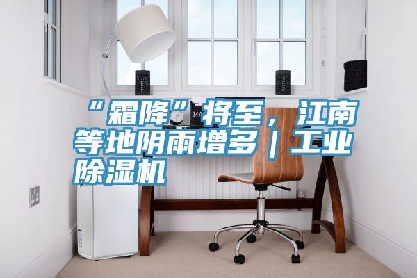 “霜降”將至，江南等地陰雨增多｜工業(yè)除濕機