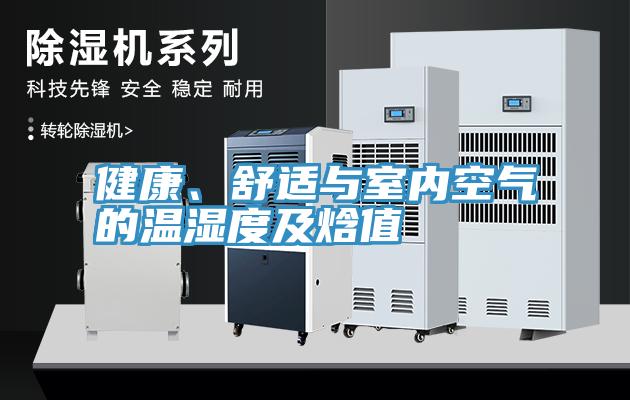 健康、舒適與室內(nèi)空氣的溫濕度及焓值