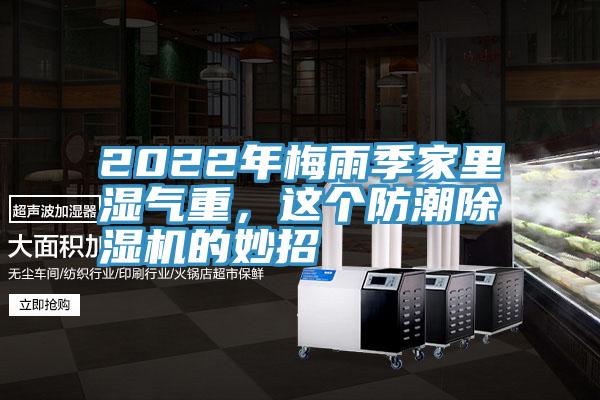 2022年梅雨季家里濕氣重，這個防潮除濕機的妙招