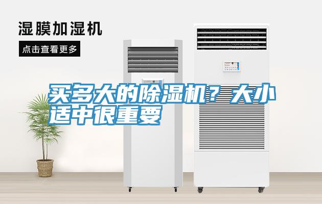 買多大的除濕機？大小適中很重要