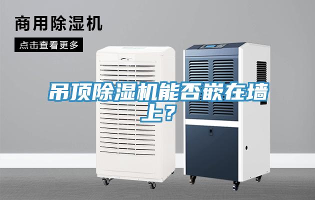 吊頂除濕機能否嵌在墻上？