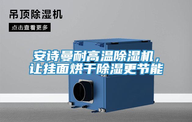 安詩曼耐高溫除濕機，讓掛面烘干除濕更節(jié)能