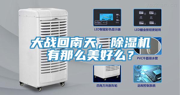 大戰(zhàn)回南天，除濕機有那么美好么？