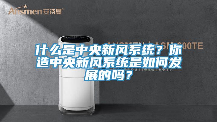 什么是中央新風(fēng)系統(tǒng)？你造中央新風(fēng)系統(tǒng)是如何發(fā)展的嗎？