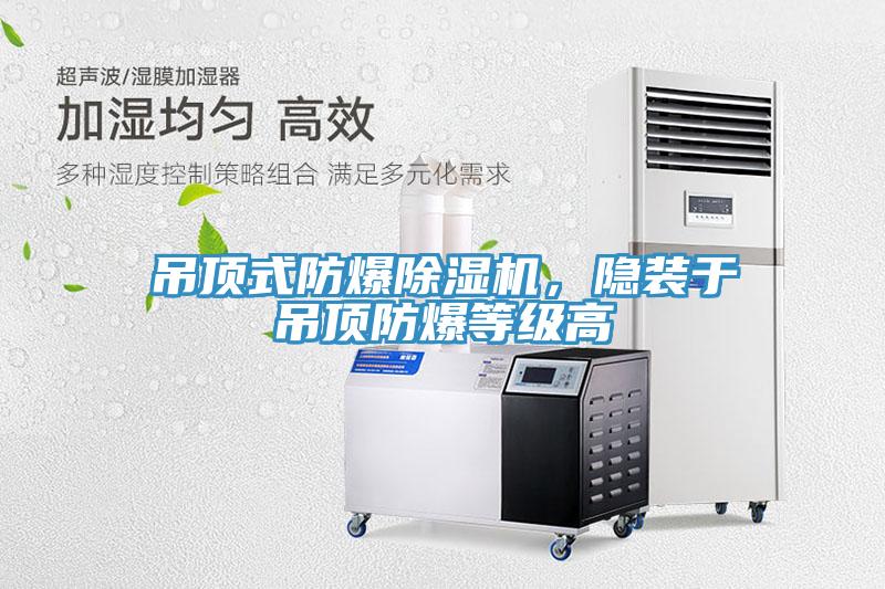 吊頂式防爆除濕機(jī)，隱裝于吊頂防爆等級(jí)高