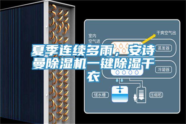 夏季連續(xù)多雨，安詩曼除濕機一鍵除濕干衣