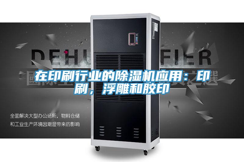 在印刷行業(yè)的除濕機(jī)應(yīng)用：印刷，浮雕和膠印