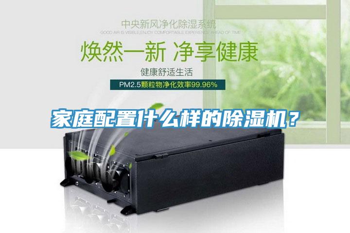 家庭配置什么樣的除濕機？