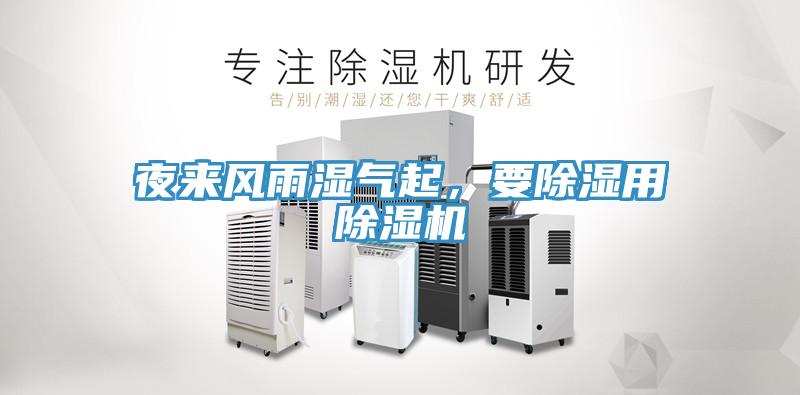夜來(lái)風(fēng)雨濕氣起，要除濕用除濕機(jī)