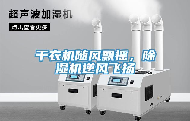 干衣機(jī)隨風(fēng)飄搖，除濕機(jī)逆風(fēng)飛揚(yáng)