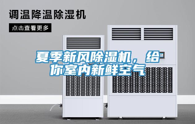 夏季新風(fēng)除濕機(jī)，給你室內(nèi)新鮮空氣