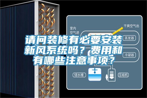 請問裝修有必要安裝新風系統(tǒng)嗎？費用和有哪些注意事項？