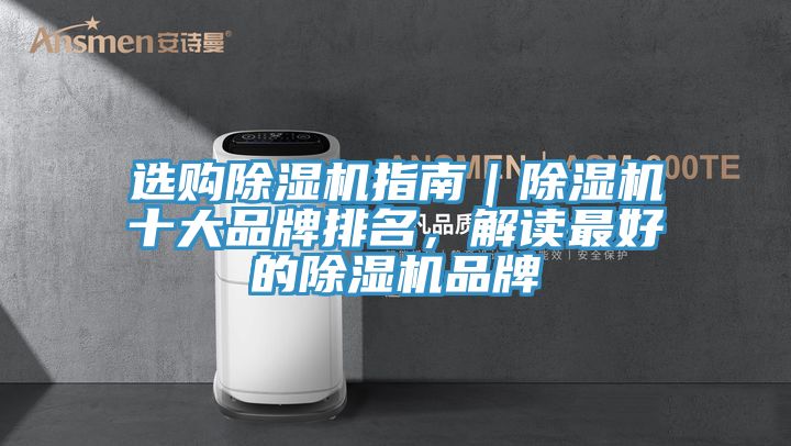 選購除濕機(jī)指南｜除濕機(jī)十大品牌排名，解讀最好的除濕機(jī)品牌