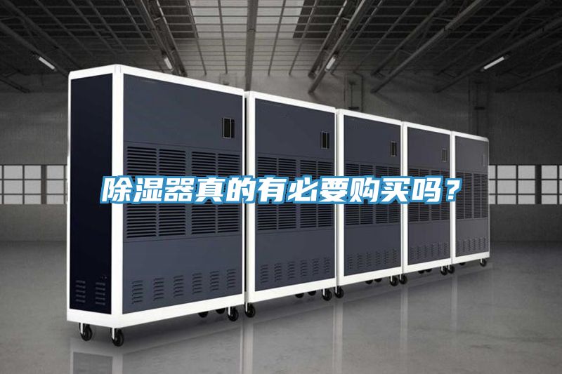 除濕器真的有必要購買嗎？