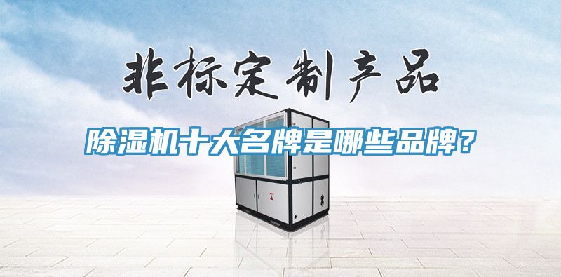 除濕機十大名牌是哪些品牌？