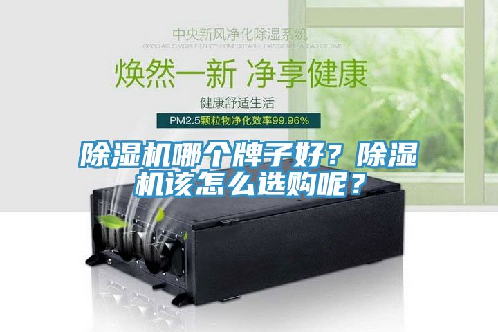 除濕機哪個牌子好？除濕機該怎么選購呢？