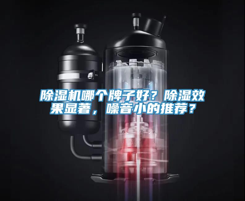 除濕機哪個牌子好？除濕效果顯著，噪音小的推薦？
