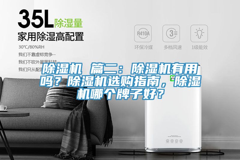 除濕機(jī) 篇二：除濕機(jī)有用嗎？除濕機(jī)選購指南，除濕機(jī)哪個(gè)牌子好？