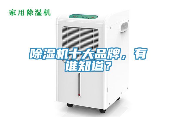 除濕機(jī)十大品牌，有誰(shuí)知道？