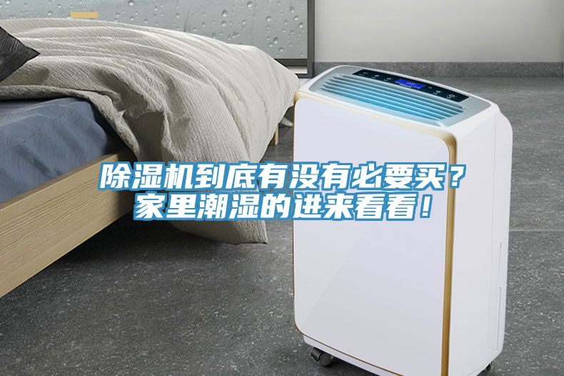 除濕機到底有沒有必要買？家里潮濕的進來看看！