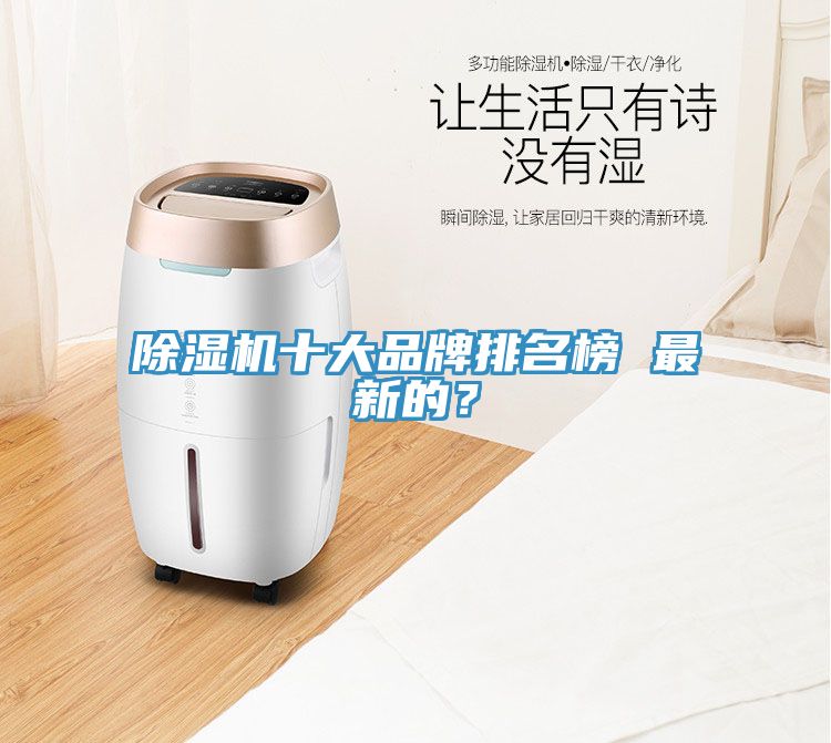 除濕機十大品牌排名榜 最新的？