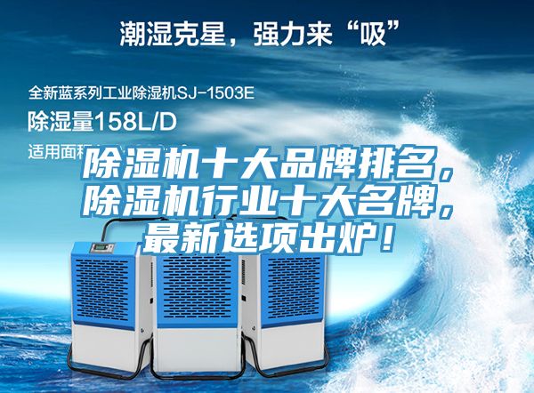除濕機(jī)十大品牌排名，除濕機(jī)行業(yè)十大名牌，最新選項(xiàng)出爐！
