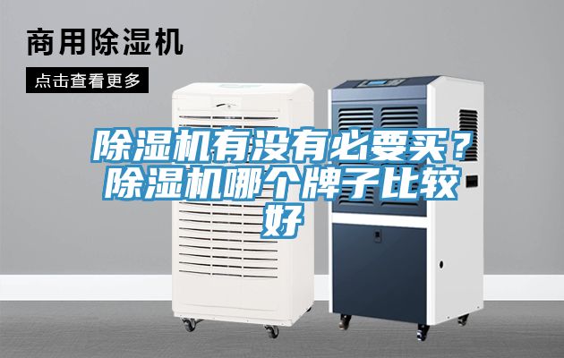 除濕機(jī)有沒有必要買？除濕機(jī)哪個(gè)牌子比較好