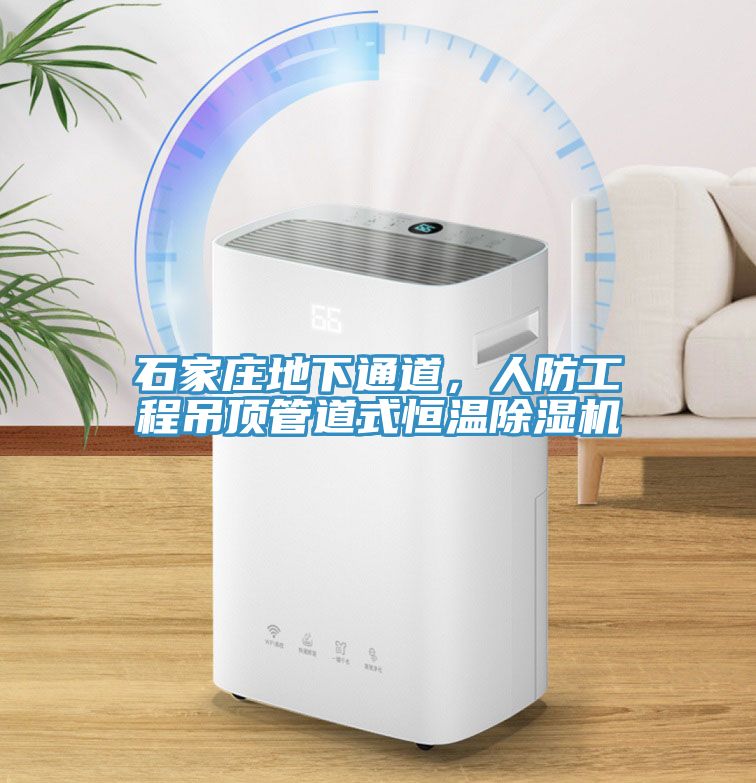 石家莊地下通道，人防工程吊頂管道式恒溫除濕機(jī)