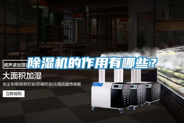 除濕機的作用有哪些？