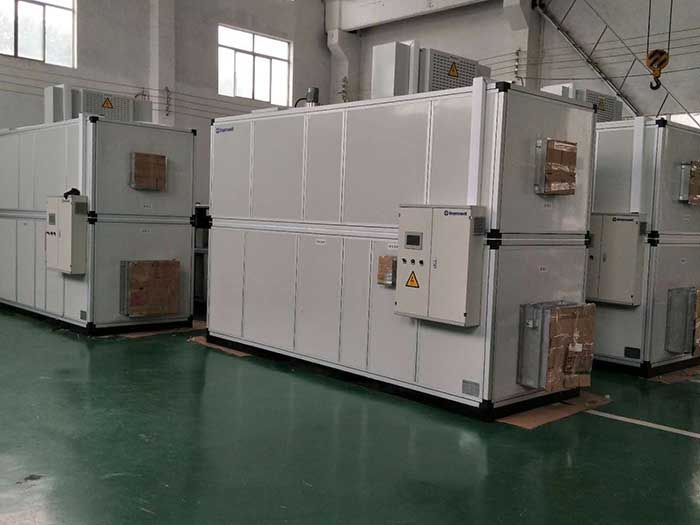 濟(jì)南銘威化工鋰電池鈷酸鋰零下40℃露點(diǎn)，三臺(tái)全新風(fēng)轉(zhuǎn)輪除濕機(jī)組